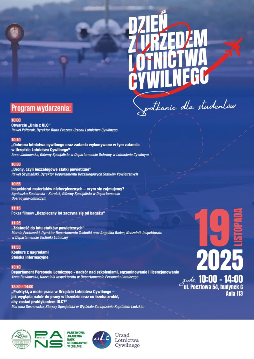 PLAKAT DZIEŃ Z ULC Plakat promujący Dzień z ULC