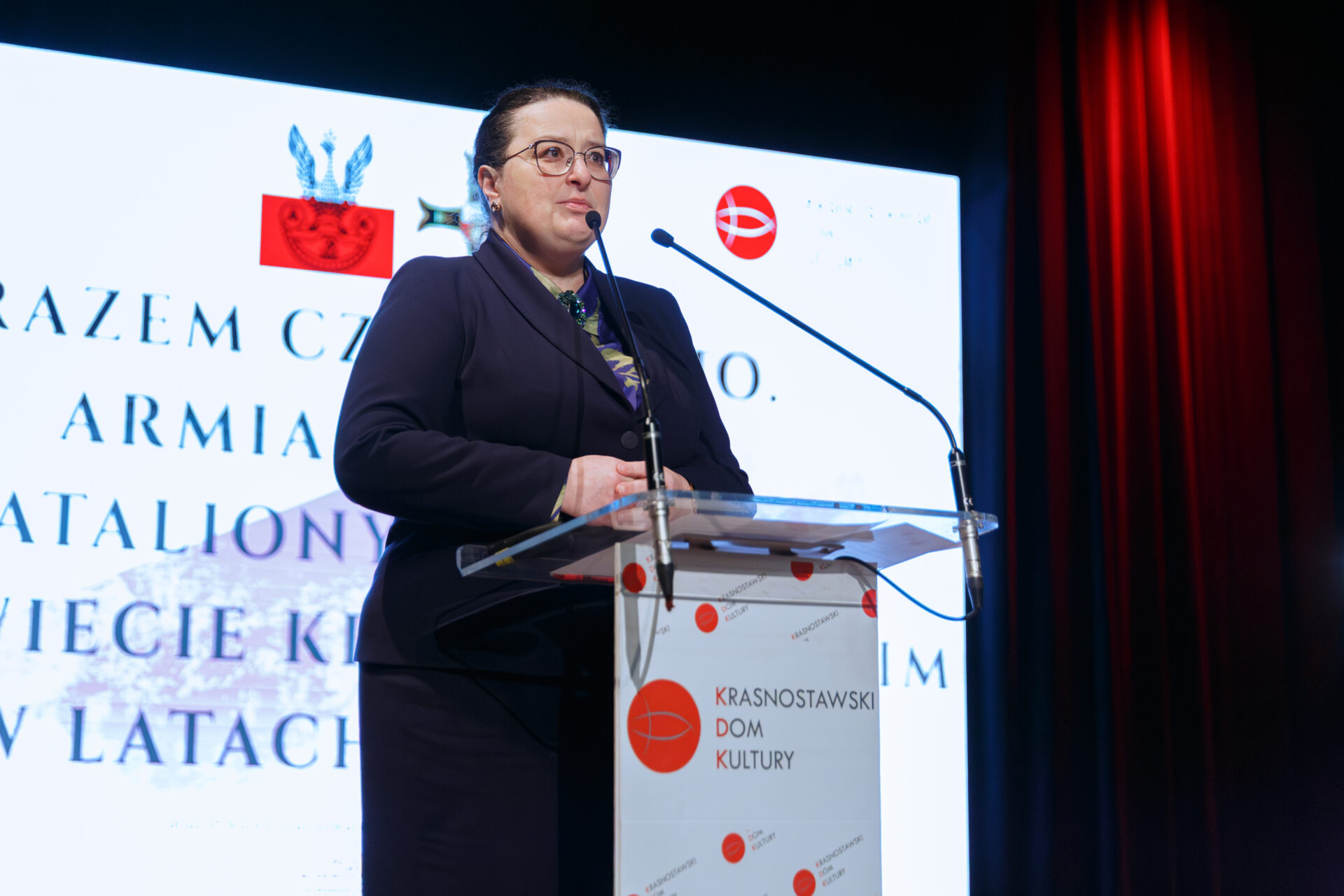 Władze Uczelni na Konferencji Historycznej w Krasnostawskim Domu Kultury