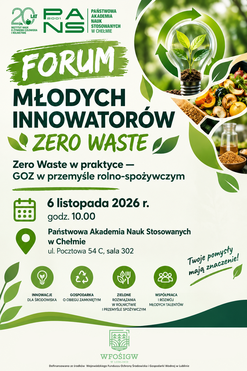 Forum Młodych Innowatorów Zero Waste